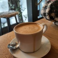 Flat white at Cafe Date in Berlin