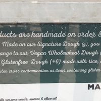 Vegan and gluten-free doughs available  at Something Baked in Dubai