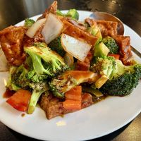 homestyle tofu!  at Chin's Kitchen in Portland