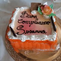 Pan di Spagna, panna e cioccolato at Note di Dolcezza in Collegno