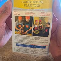They also do vegetarian and vegan cooking classes   at Soul Restaurant & Bar in Ho Chi Minh City