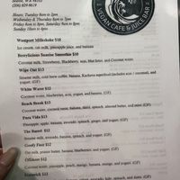   at Vital Creations Vegan Bistro in Seattle