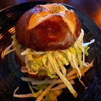 Spicy Chickn Burger  at Vital Creations Vegan Bistro in Seattle