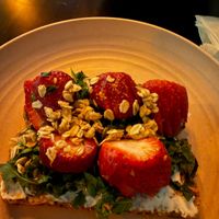 La Jefa Toast  at Vital Creations Vegan Bistro in Seattle