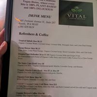  at Vital Creations Vegan Bistro in Seattle