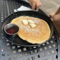 Perfect pancake stack  at Vital Creations Vegan Bistro in Seattle