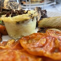 Tortino di patate e verdure grigliate deliziose   at Da Sauro in Perugia