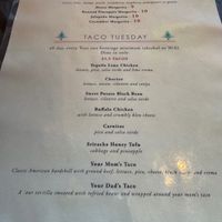 Happy Hour Menu at Red Star Taco Bar in Tacoma