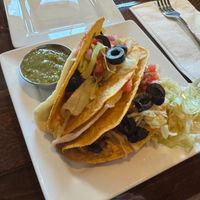 Sweet Potato Black Bean Your Dad's Taco at Red Star Taco Bar in Tacoma