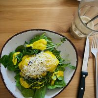 Eggs Benedictt  at Vlora & Vauna in Dresden