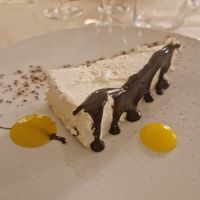 Semifreddo vegan con topping al cioccolato #Veganuary at La Casupola in Bosisio Parini