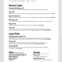 Menu as of January 2026  at Corvus and Company in Seattle