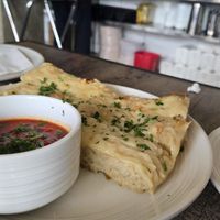 Vegan breadsticks at Urban Field in Longmont