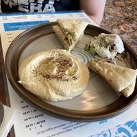 Hummus appetizer  at Cafe Turkuaz in Bloomington