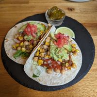 Vegan tacos at El Rato in Gyeongju-si