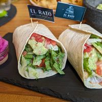 Vegan burrito at El Rato in Gyeongju-si