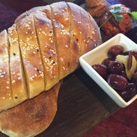 Dips & Bread at Earthly Pleasures Cafe in Belgrave