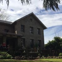 Beautiful building and gardens  at Earthly Pleasures Cafe in Belgrave