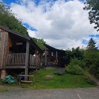 Museum and main building at Embers Cafe in Telford
