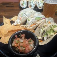 Beyond Steak tacos at Laughing Monk Brewing and Gastropub in Scotts Valley