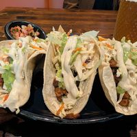 Soyrizo tacos at Laughing Monk Brewing and Gastropub in Scotts Valley