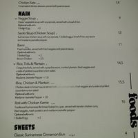 Fries, bakabana, soup, tofu rice and plantain are vegan at Monkamuki in Berlin