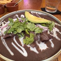 Enfrijoladas  at La Perla in Playa Del Carmen