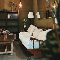 .  at Anoia Café in Mallorca