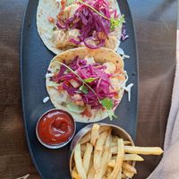 Tofu Tacos at Romer's - River District in Vancouver