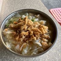 Noodles 干面  at Shilin Cixian Temple - 士林慈諴宮)对面楼梯下素食挡 in Taipei