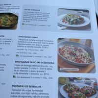 Options   at Giornale Cafe Palmas in Mexico City
