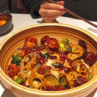 Spicy lotus root at Ziputi Vegetarian Restaurant in Beijing