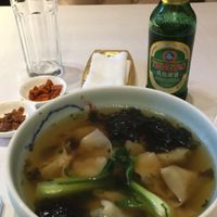 Veggie Mutong soup at Ziputi Vegetarian Restaurant in Beijing