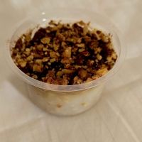 Ashure vegan dessert at Pastiçeri Bleta in Roskovec