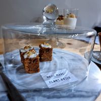 Carrot cake at Hotel Malleberg in Bruges