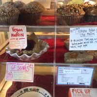 Couple vegan baked options at Good Tern Co-op Cafe in Rockland