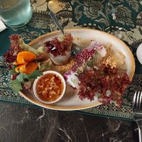 Sommerrollen Vorspeise 5. Pho Pia Sod Gleeb Dok Mai at JAY by Sila Thai in Dusseldorf