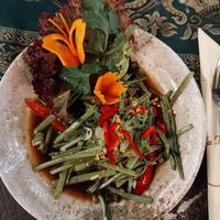 Hauptgericht 41. Phad Phak Bung Fai Daeng at JAY by Sila Thai in Dusseldorf