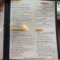 Breakfast menu at Maude's Classic Cafe in Gainesville