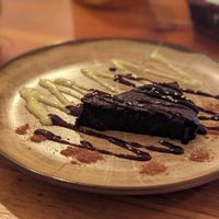Chocolate and beetroot cake at Maitri-vegan&glutenfree in Poznan