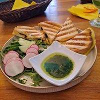 Amazing toasted vegan Cheese sandwiches  at Maitri-vegan&glutenfree in Poznan
