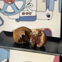 Arancina del mese con caponata   at Cinepizza in Turin