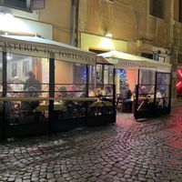 Storefront   at Osteria da Fortunata in Rome