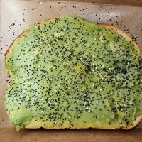 Sourdough avocado toast at Beans & Brews in St George