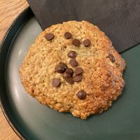 Vegan cookie!  at Shakespeare Coffee & Poetry in Brasov