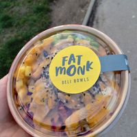 Planted Chickn Bowl take-away at Fat Monk - Wien Schottentor in Vienna