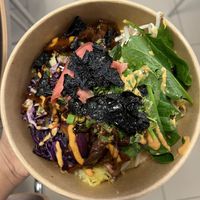 Vegan kbbq bowl  at Fat Monk - Wien Schottentor in Vienna