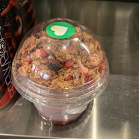 Vegan granola  at Bean Theory in Cambridge