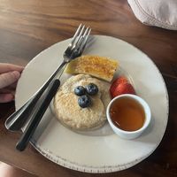 Oat pancakes   at The Lunar Beach House in Chonburi