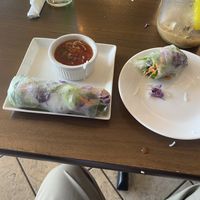 Vegan Spring Rolls  at A Thai Cafe in Portage
